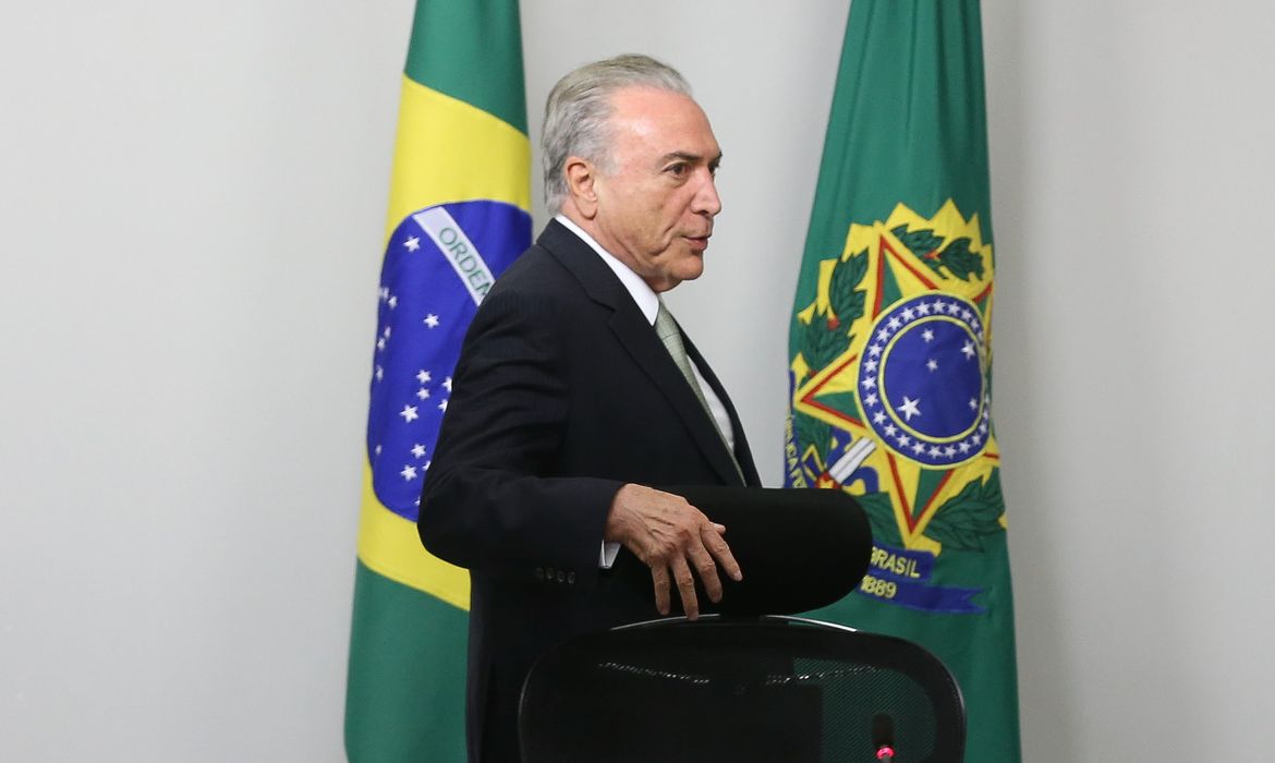 Brasília - Presidente Michel Temer em reunião com ministros sobre as reformas trabalhista e da Previdência, no Palácio do Planalto (Valter Campanato/Agência Brasil)