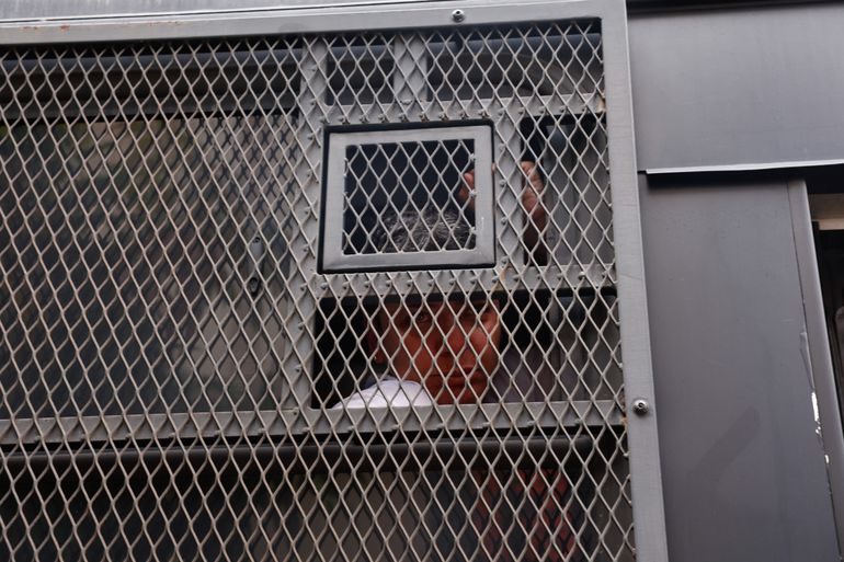 Rio de Janeiro (RJ), 19/10/2024 - Policiais militares atuam na retirada de manifestantes do Hospital Federal de Bonsucesso, na zona norte da cidade, para que nova direção assuma. Foto: Tânia Rêgo/Agência Brasil