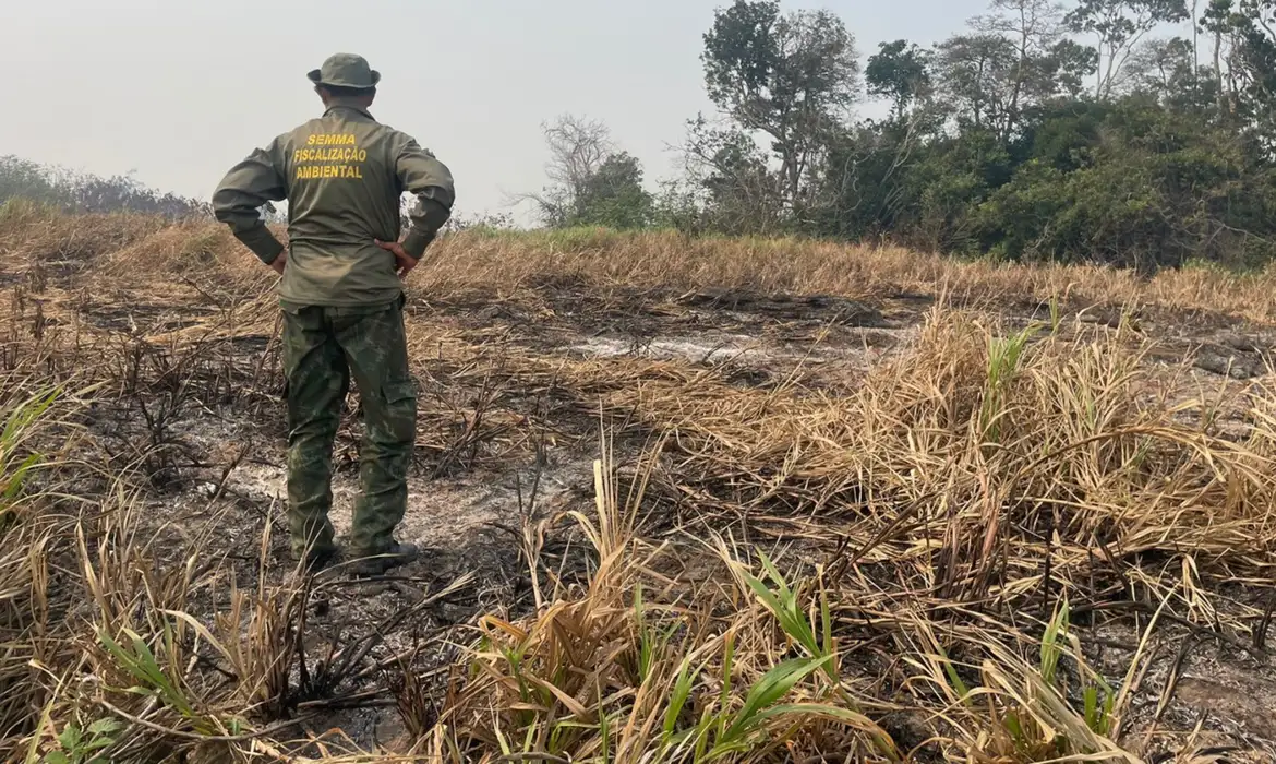 Foto: Agência Santarém. Amazônia-11/12/2024 Amazônia tem o maior número de queimadas e incêndios em 17 anos. Foto: Agência Santarém.