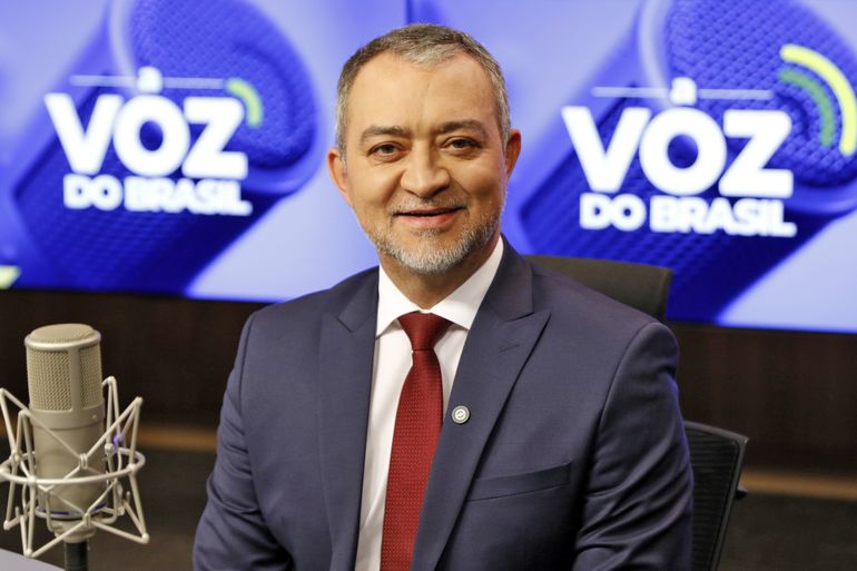 Brasília (DF), 18/03/2025 - Edegar Pretto, presidente da Companhia Nacional de Abastecimento (Conab), participa do programa A Voz do Brasil. Foto: Bruno Peres/Agência Brasil