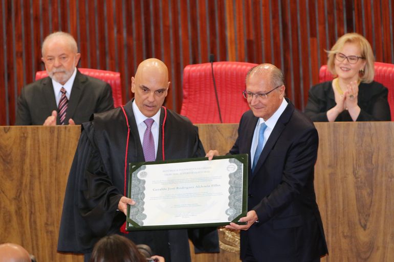 Tribunal Superior Eleitoral (TSE) realiza a diplomaÃ§Ã£o do presidente  eleito, Luiz InÃ¡cio Lula da Silva, e do vice, Geraldo Alckmin | AgÃªncia  Brasil