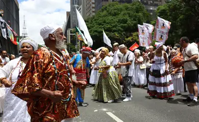 São Paulo (SP), 20/11/2025 - XXII Marcha da Consciência Negra na avenida Paulista. Foto: Rovena Rosa/Agência Brasil