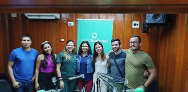 Estudantes da UAE na Rádio Alto Solimões