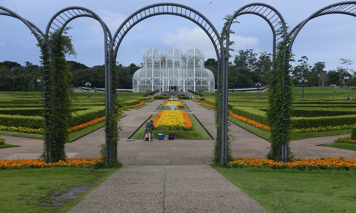 Curitiba - O Jardim Botânico é um dos cartões postais da capital paranaense.