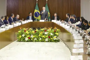 Brasília (DF), 23/11/2023 - O presidente Luiz Inácio Lula da Silva instala a Comissão Nacional para a Coordenação da Presidência do G20, no Palácio do Planalto. Foto: Marcelo Camargo/Agência Brasil