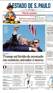 Capa do Jornal O Estado de S. Paulo Edição 2024-07-14