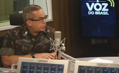 Diretor de Serviço Militar, General de Brigada, Eduardo Tavares Martins, é entrevistado no programa A Voz do Brasil.