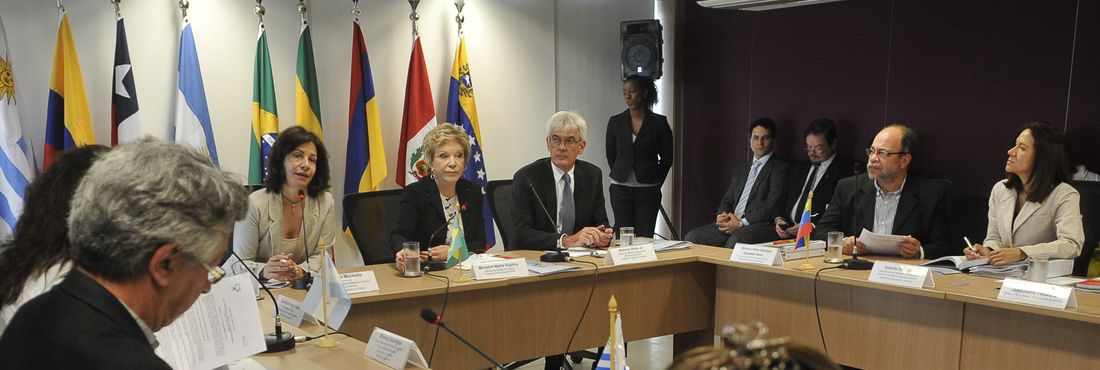 A 35ª Reunião de Ministros da Cultura do Mercosul acontece na sede do Instituto do Patrimônio Histórico e Artístico Nacional (Iphan).