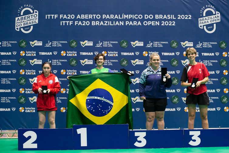 Aberto Paralímpico do Brasil Fa20 - Campeã ( Winner) Atleta : Sophia Kelmer - pódio