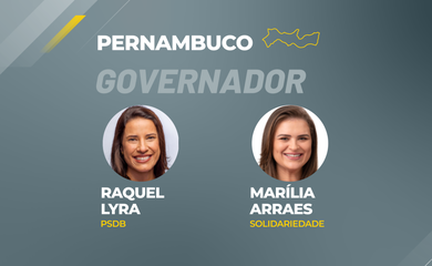 Candidatos a governador que disputam o segundo turno na Pernambuco.