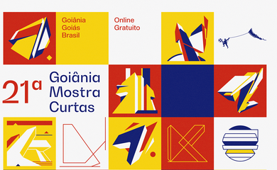 Cartaz de divulgação da 21ª Goiânia Mostra Curtas.