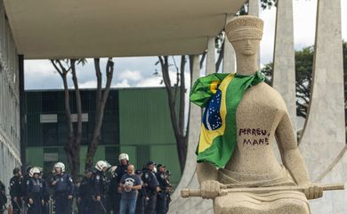 Brasília (DF), 29/03/2025 - Mulher que pichou estátua do STF deixa prisão
Foto: Joédson Alves/Agência Brasil/Arquivo