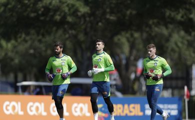  goleiros Alisson, Rafael e Bento - seleção brasileira, treinos nos estados unidos - 2024
