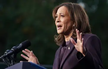 Kamala Harris discursa  na Howard University em Washington   06/11/2024  REUTERS/Kevin Lamarque