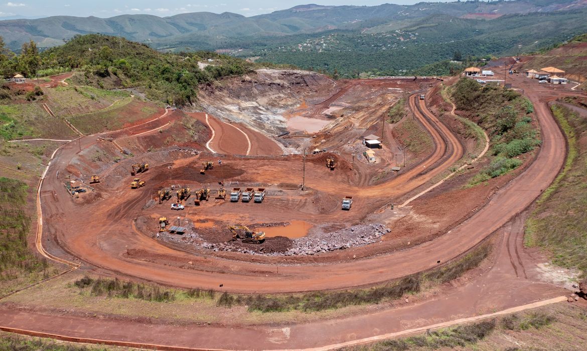 Nova Lima (MG), 18.08.2024 - Área evacuada pela Vale depois de rompimento da barragem B3/B4 da Mina de Mar Azul. Foto: Prefeitura de Nova Lima/Divulgação