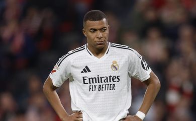 Mbappé em jogo contra Athletic Bilbao
 4/12/2024   REUTERS/Vincent West