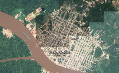 Imagens do Satélite do Google Earth.