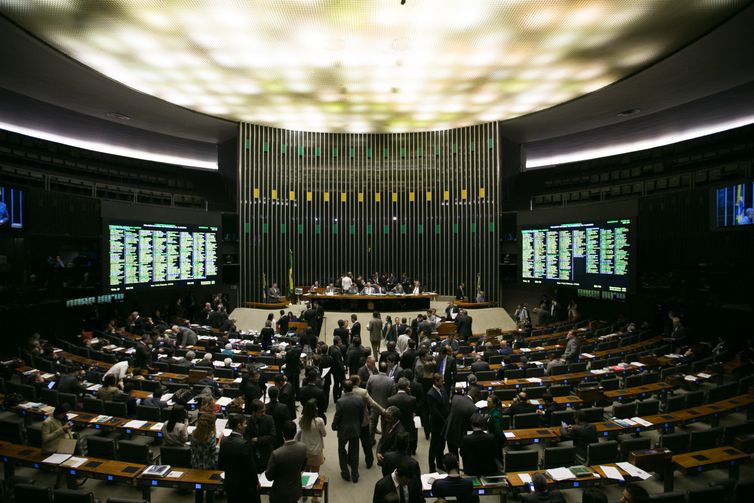 Brasília - Plenário do Congresso Nacional avalia vetos e destaques aos vetos, antes de iniciar a discussão e apreciação do PL da nova meta fiscal  (Fabio Rodrigues Pozzebom/Agência Brasil)