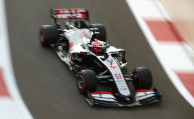 Poetro Fittipaldi antes de Grande Prêmio de Abu Dhabi de Fórmula 1 em 2020