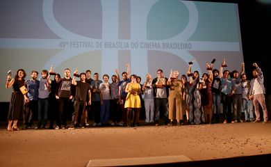 Brasília - Premiação do 49º Festival de Brasília do Cinema Brasileiro  (Wilson Dias/Agência Brasil)