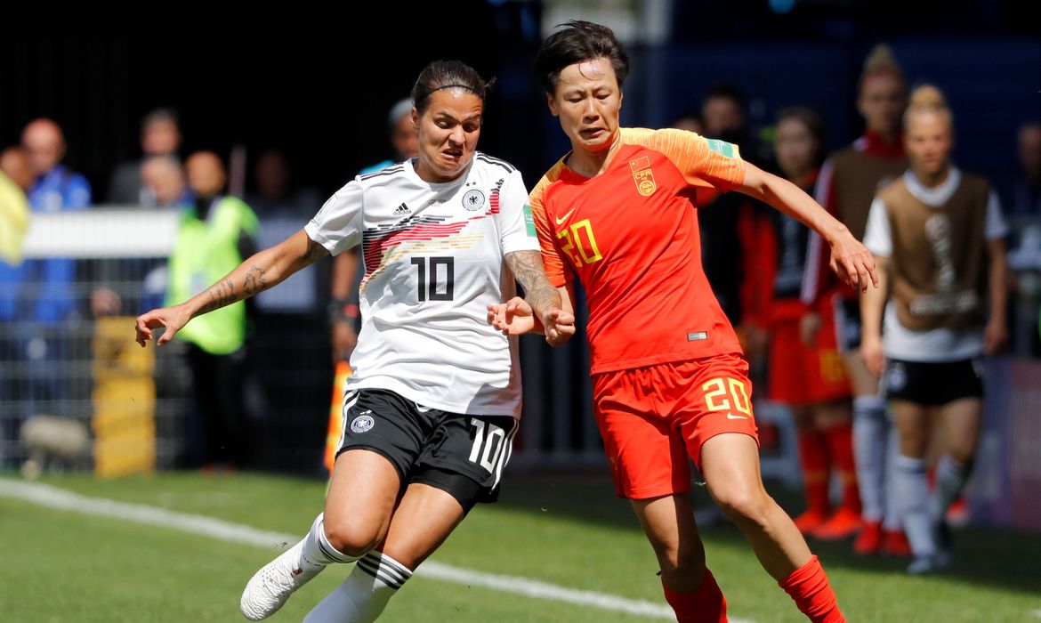 Copa do Mundo de Futebol Feminina 2019 - Alemanha x China. 
