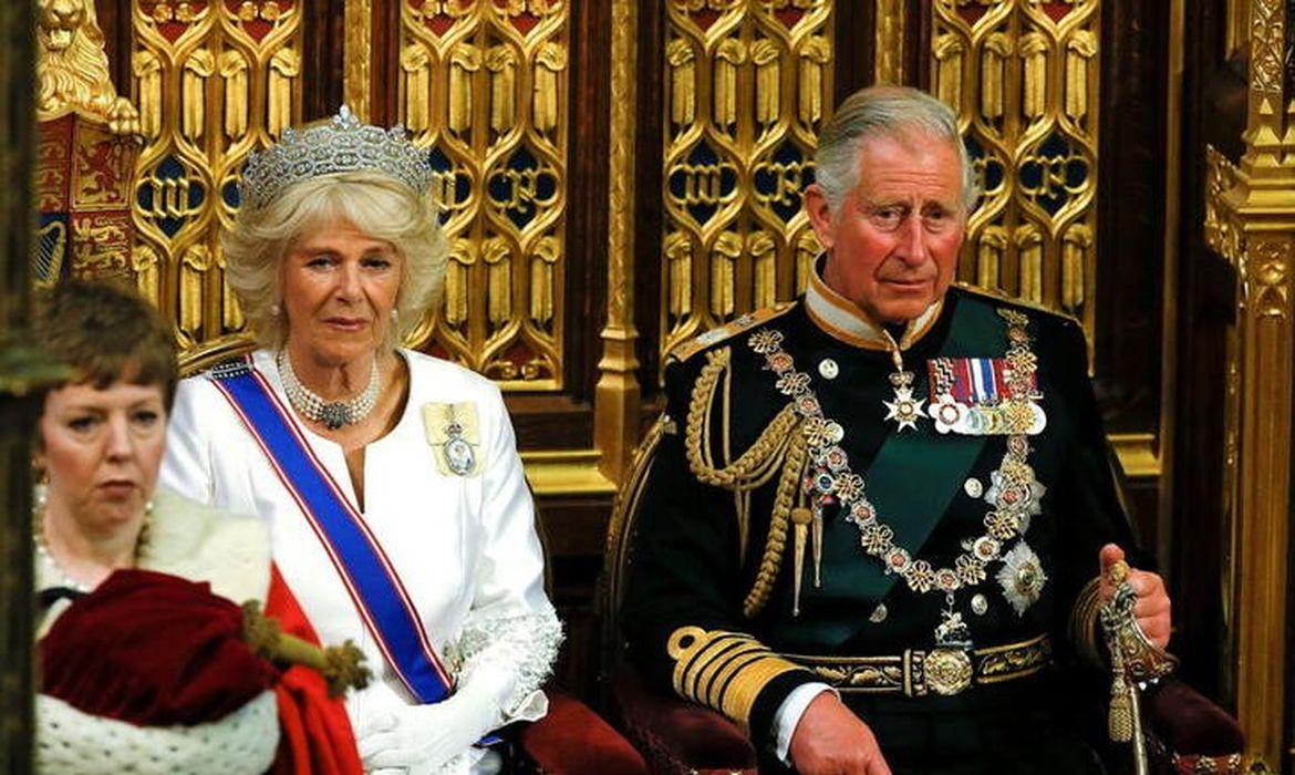 Princípe britânico Charles e sua esposa, Camilla, a duquesa de Cornuálhia.
