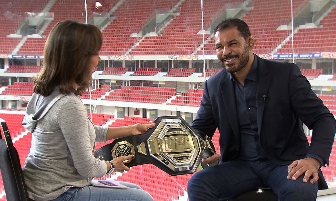 O lutador Antonio Rodrigo Nogueira, o Minotauro, fala à TV Brasil