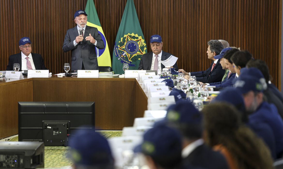 Brasília (DF), 26/08/2025 - O presidente Luiz Inácio Lula da Silva coordena reunião ministerial, no Palácio do Planalto. Foto: Marcelo Camargo/Agência Brasil
