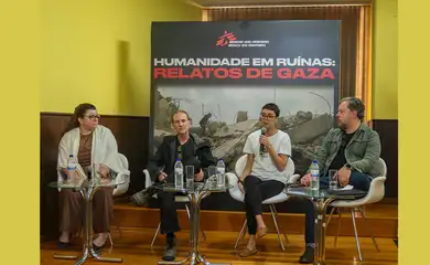 Brasília (DF), 27/06/2025 - Médicos sem Fronteiras - Relatos de Gaza.
Foto: Médicos sem Fronteiras/Divulgação