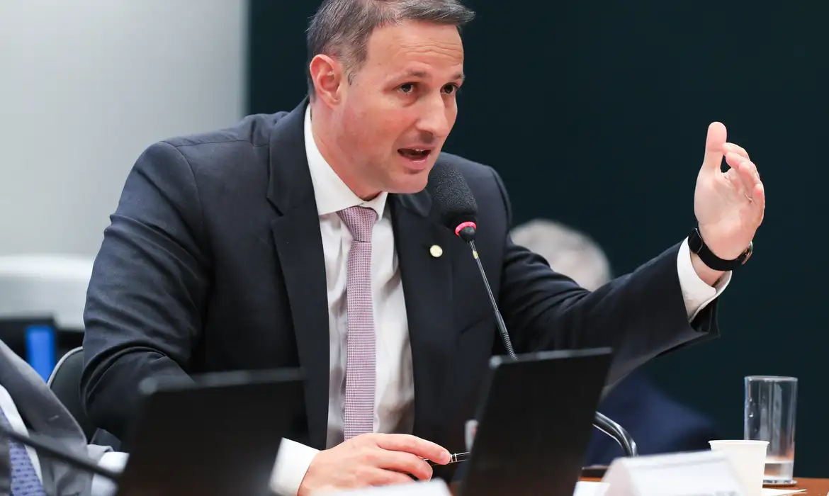 Brasília - 14/10/2025 -  Secretário de Segurança de São Paulo, Guilherme Derrite, debate PEC da Segurança Pública na Câmara Foto: Lula Marques/Agência Brasil.