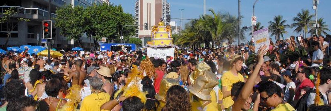 Bloco de carnaval no Rio de Janeiro
