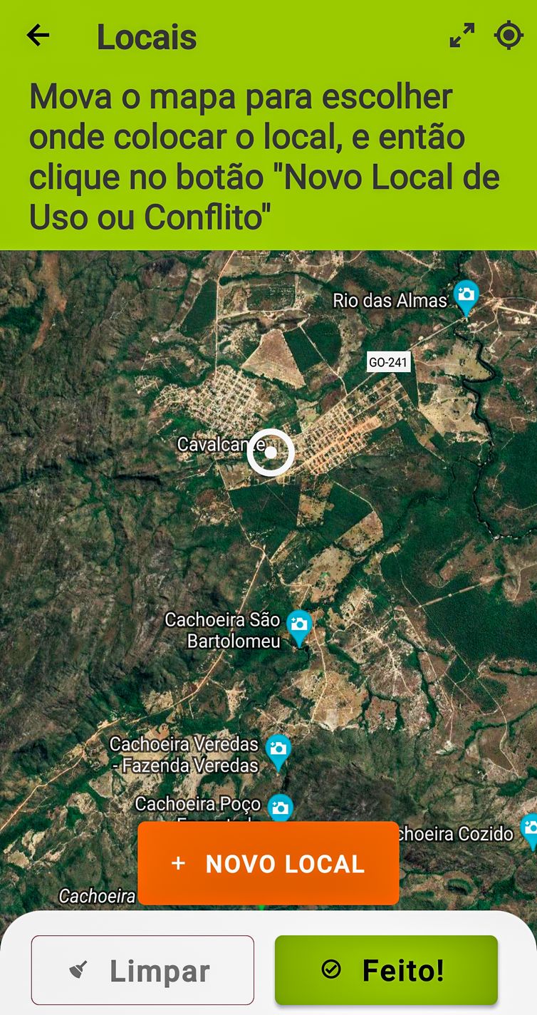 Brasília (DF) 21/09/2023 – Matéria especial Tô no Mapa - Detalhe captura de tela do APP<p></p>Foto: Joédson Alves/Agência Brasil