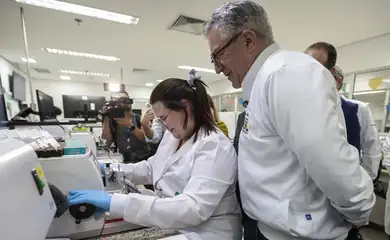 São Paulo (SP), 27/06/2025.- Ministro da Saúde, Alexandre Padilha lança o Super Centro para Diagnóstico do Câncer, no AC Camargo, hospital referência no tratamento oncológico.
Foto: Paulo Pinto/Agência Brasil
