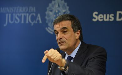 Ministro da Justiça, José Eduardo Cardozo, durante a 3ª reunião entre o Depen e o Consej (Valter Campanato/Agência Brasil)