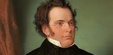 Shubert, compositor austríaco do século XIX, pintura por Wilhelm August Rieder