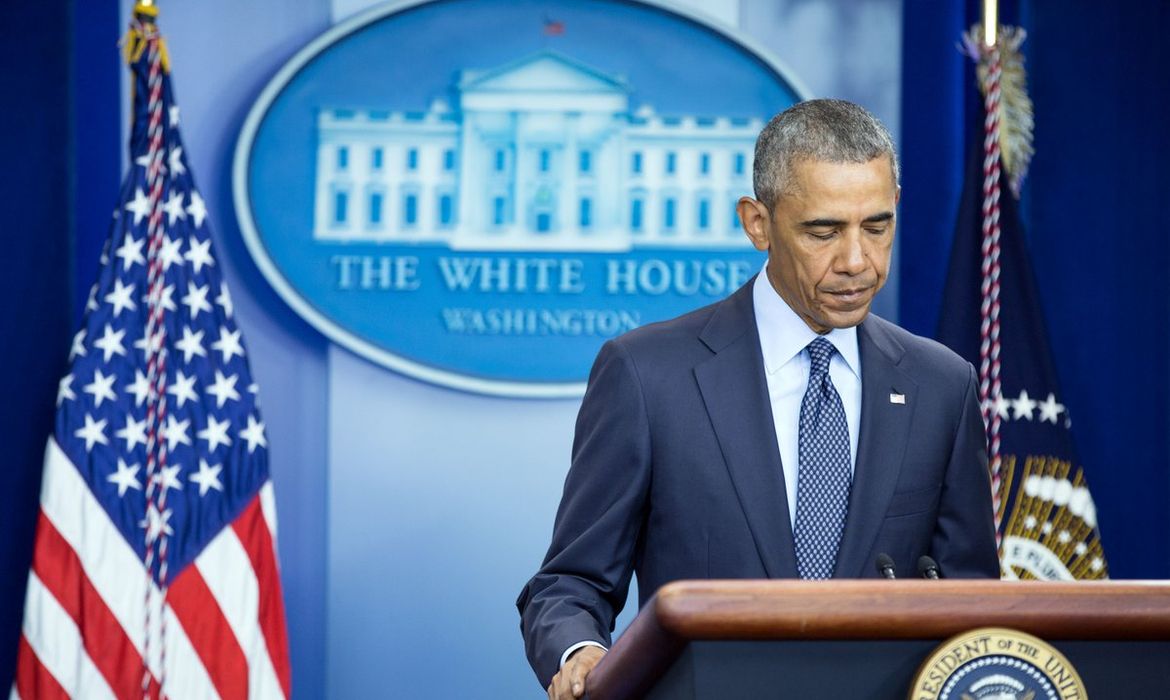 O presidente dos Estados Unidos, Barack Obama, faz pronunciamento sobre o atentado em uma boate de Orlando (Divulgação/Casa Branca)