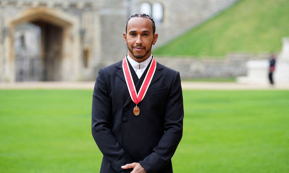 Lewis Hamilton, título de cavaleiro, Castelo de Windsor