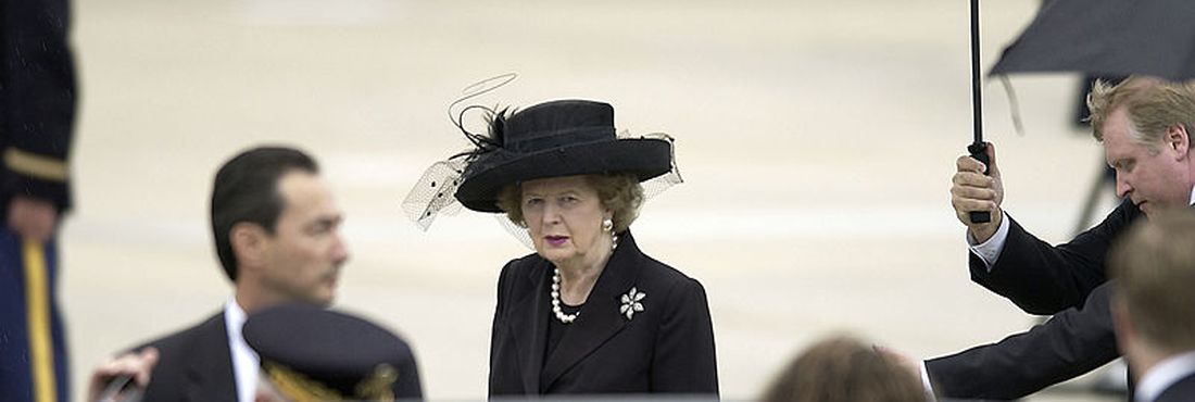 Margaret Thatcher em 2004