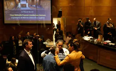 Rio de Janeiro (RJ), 31/10/2024 - Tribunal do Júri do Rio condena Ronnie e Élcio por assassinar Marielle e Anderson. Foto: Tânia Rêgo/Agência Brasil