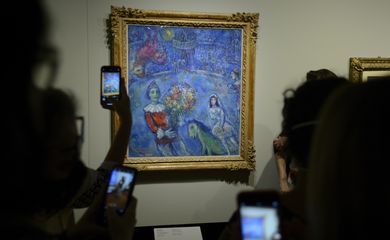 Exposição Marc Chagall, Um sonho de amor, no Centro Cultural Banco do Brasil, no Rio de Janeiro