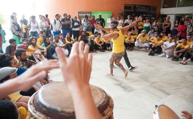 Roda de capoeira na oitava edição do Festival Latinidades (Macello Casal Jr/Agência Brasil)