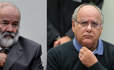 O ex-tesoureiro do PT João Vaccari Neto e o ex-diretor de Serviços da Petrobras Renato Duque