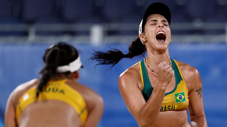 Reuters/PILAR OLIVARES Ágatha e Duda vencem Bansley e Brandie