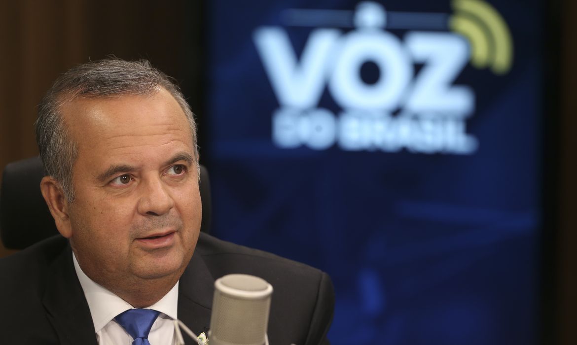 O ministro do Desenvolvimento Regional,Rogério Marinho, é entrevistado no programa A Voz do Brasil