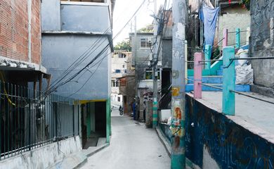 Rio de Janeiro - Rua de acesso a hostels e pousadas da comunidade Babilônia, no Leme  (Tomaz Silva/Agência Brasil)