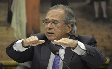O ministro da Economia, Paulo Guedes, na Comissão de Constituição e Justiça (CCJ) da Câmara, debate a reforma da Previdência (PEC 6/19). 