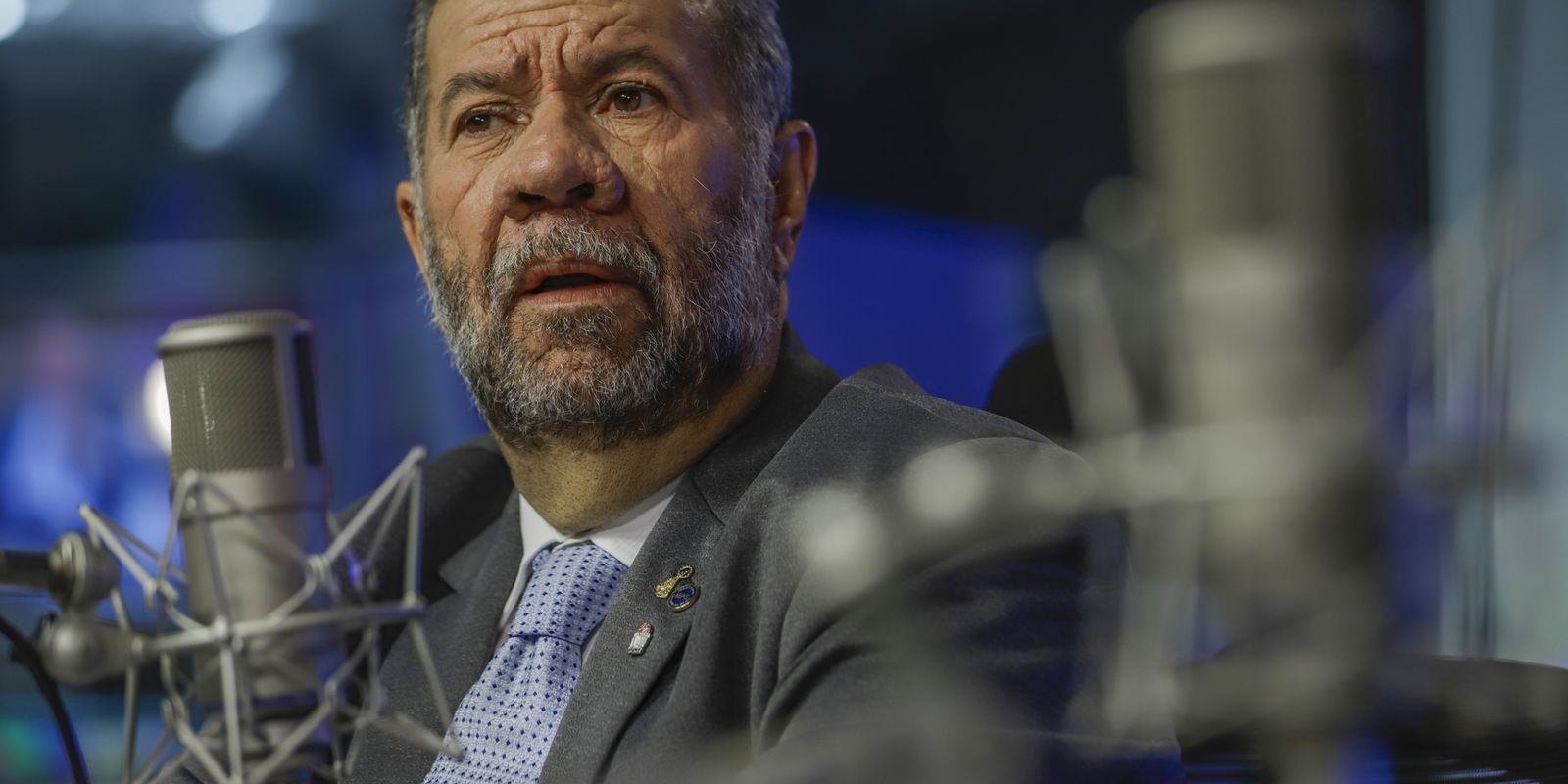 Carlos Lupi no Bom dia Ministro. | Agência Brasil