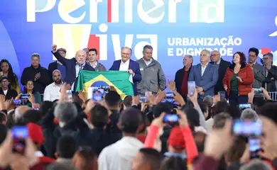 Osasco (SP), 25/07/2025 - O presidente da República, Luiz Inácio Lula da Silva, participa de evento para anúncio do Novo Pac, projeto de urbanização de favelas para Rochdale, Jaguaribe e Favela do Limite. Foto: Rovena Rosa/Agência Brasil