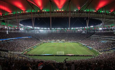 Fluminese x River Plate - 02/05/2023 - Libertadores - estádio do Marcanã - torcida tricolor