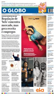 Capa do Jornal O Globo Edição 2024-07-21